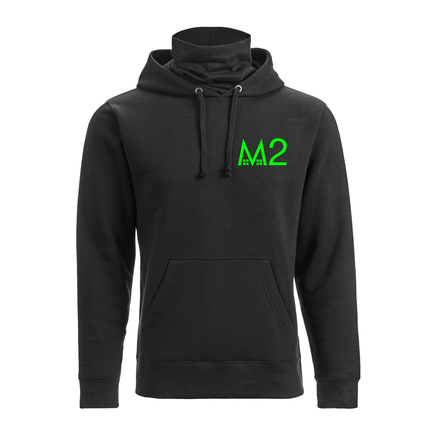 M2 Gaiter Black Hoodie