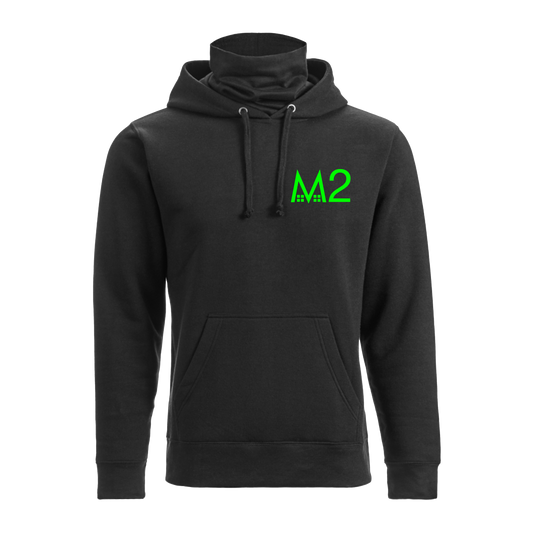 M2 Gaiter Black Hoodie